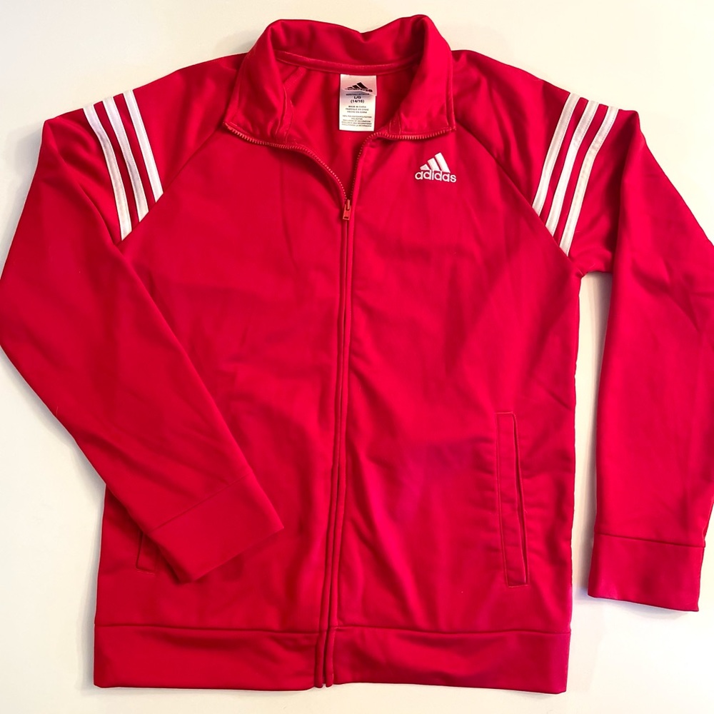 Adidas Youth Zippered Hoodie Large (14/16)